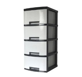 Tủ nhựa 4 tầng DKW HH-410/4 trắng WH01C 39.5x44.4xH84.5cm nhựa