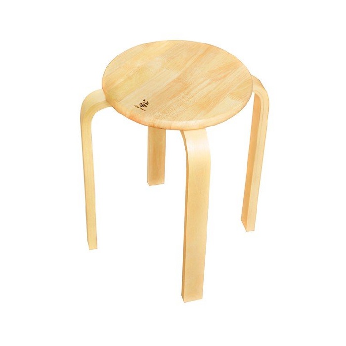 Ghế tròn Gỗ Đức Thành 31061 chân dẹp