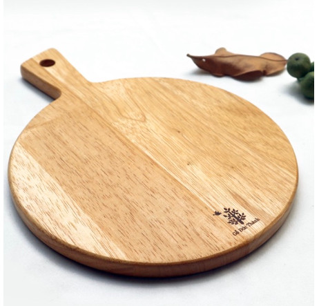 Thớt Gỗ Đức Thành 03431 tròn quai vát
