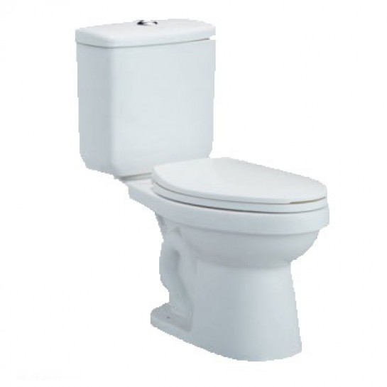 [41655] Bộ bàn cầu sứ trắng két rời 2 xả nhấn C1371