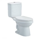 Bộ bàn cầu sứ trắng két rời 2 xả nhấn C1371
