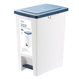 [16795] Thùng rác đạp Inochi chữ nhật Hiro 30L
