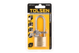 [17601] Ổ khóa công nghiệp Tolsen 55109 bằng đồng cùm dài 40mm
