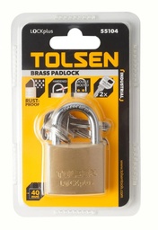 [17604] Ổ khóa đồng công nghiệp Tolsen 55104 40mm