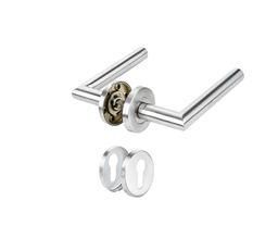 [17649] Tay nắm gạt Hafele 499.62.672 dáng thẳng