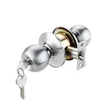 [17653] Khóa cửa đi Hafele 489.93.130 tay nắm tròn Inox mờ