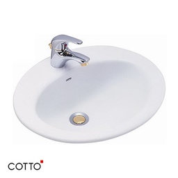 [18437] Chậu Cotto đặt bàn C029 495x405x215 trắng