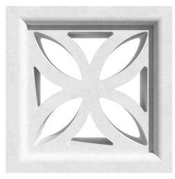 [18588] Gạch Thông Gió 19x19 Secoin SVB-04 (Trắng)