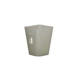 [21501] Thùng rác DKW HH-222P 5.5L vuông ghi GR23 19x19xH23.5cm nhựa