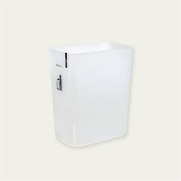 [21506] Thùng rác DKW HH-228P 18L chữ nhật trắng NA01 19.5x31xH37cm nhựa
