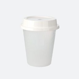 [21508] Thùng rác DKW HH-218L 9L trắng NA01 dia27.8xH32.6cm nhựa