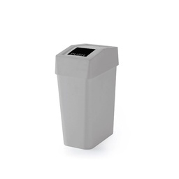 [21512] Thùng rác DKW HH-226LP 9L ghi sẫm GR11C 16.5x24.7xH37cm nhựa