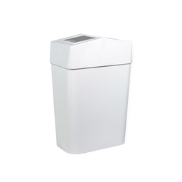 [21515] Thùng rác DKW HH-228LP 18L trắng ghi WH10T 20.8x31.8xH47.5cm nhựa