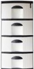 [21542] Tủ nhựa 4 tầng DKW HH-410/4 trắng WH01C 39.5x44.4xH84.5cm nhựa