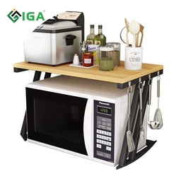 [21592] Kệ lò vi sóng IGA GM52.02 chữ Z khung đen
