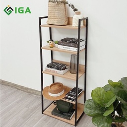 [21607] Kệ đa năng IGA Kodo GM06.25 5 tầng khung đen