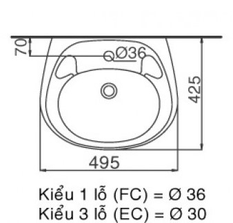 Kich thuoc lavabo Inax