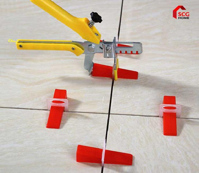 ke nhựa cân bằng gạch
