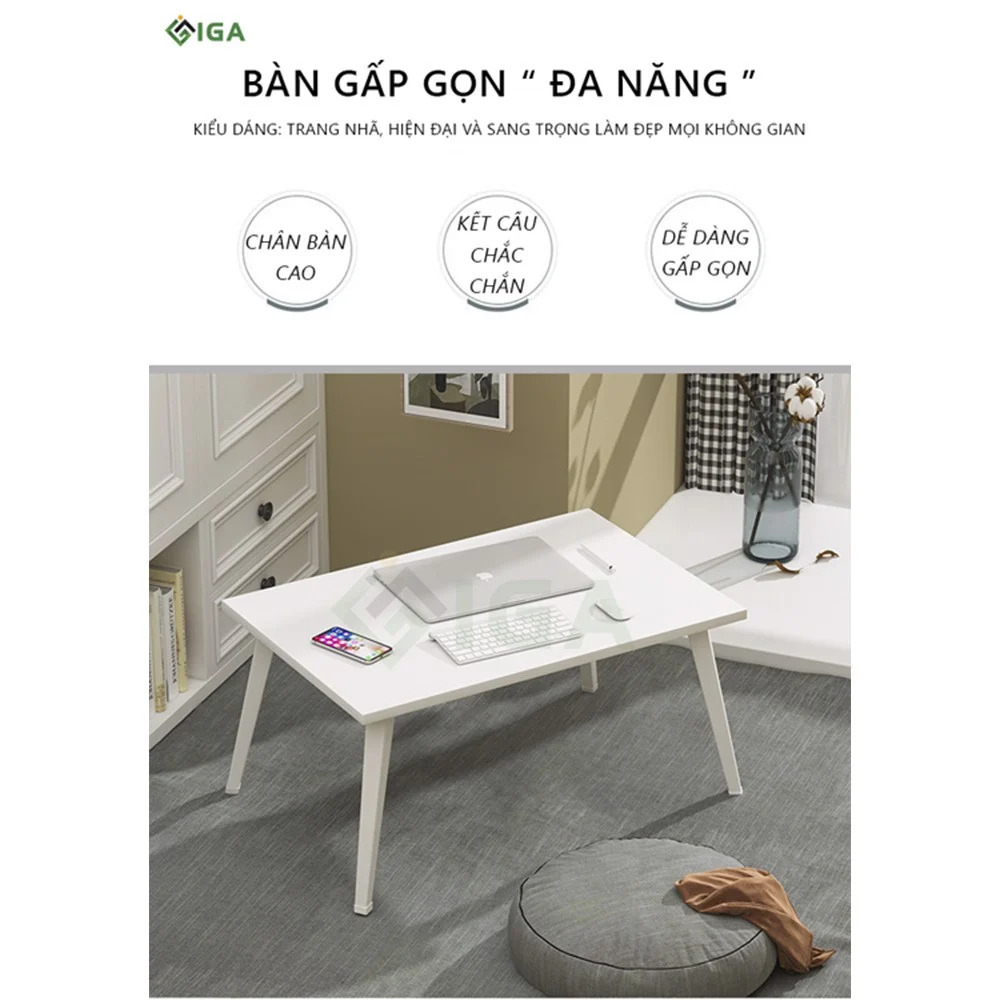 Bàn Ngồi Bệt SCG Home Mặt Gỗ GP154C.01