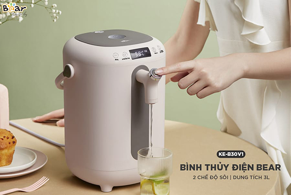 Bình thủy điện Bear KE B30V1 hồng