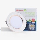 Đèn LED âm trần Rạng Đông AT10 90/7W đổi màu viền vàng