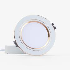 Đèn LED âm trần Rạng Đông AT10L 90/7W trắng viền vàng