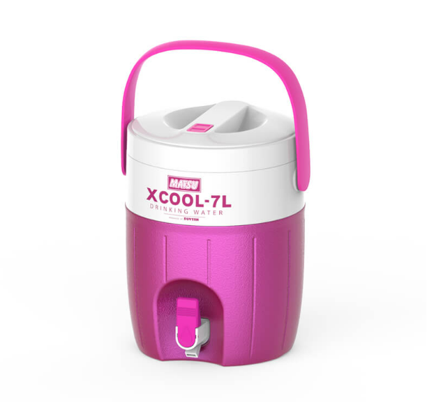 [16238] Bình đá Xcool Duy Tân 0829 7L hồng nhũ