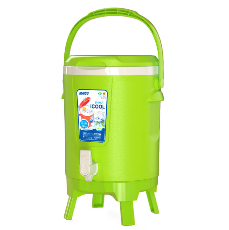 [16249] Bình đá ICool Duy Tân 929 6L xanh lá