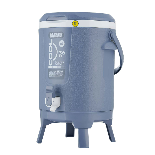 [16250] Bình đá Icool Duy Tân 929 6L xám