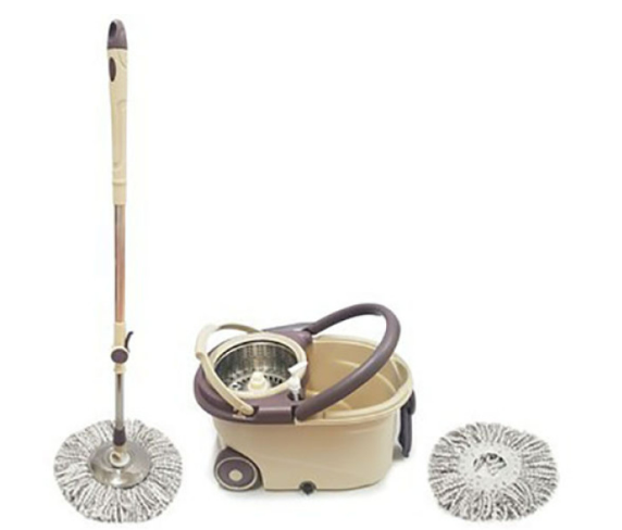 Bộ cây lau nhà Inochi xoay 360 độ lồng inox