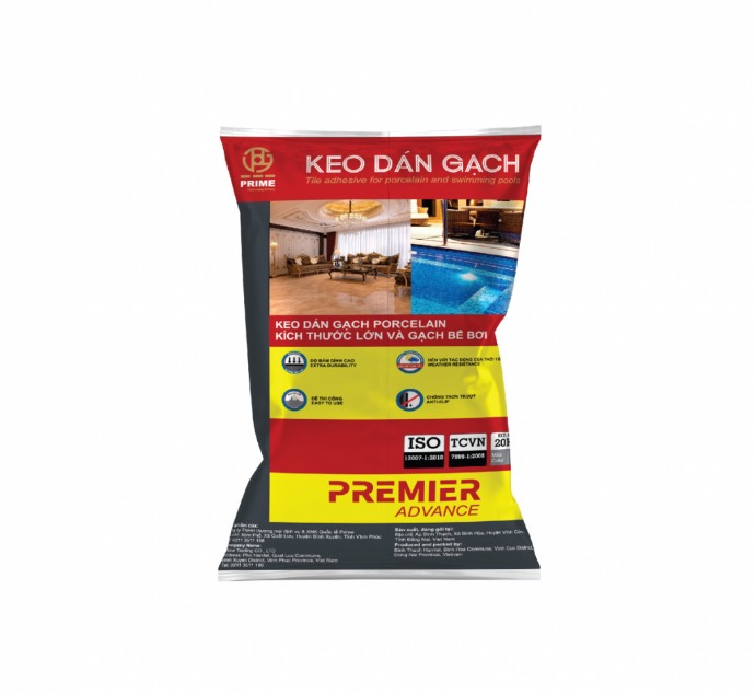 Keo dán gạch Premier Advance xám (20kg/bao)