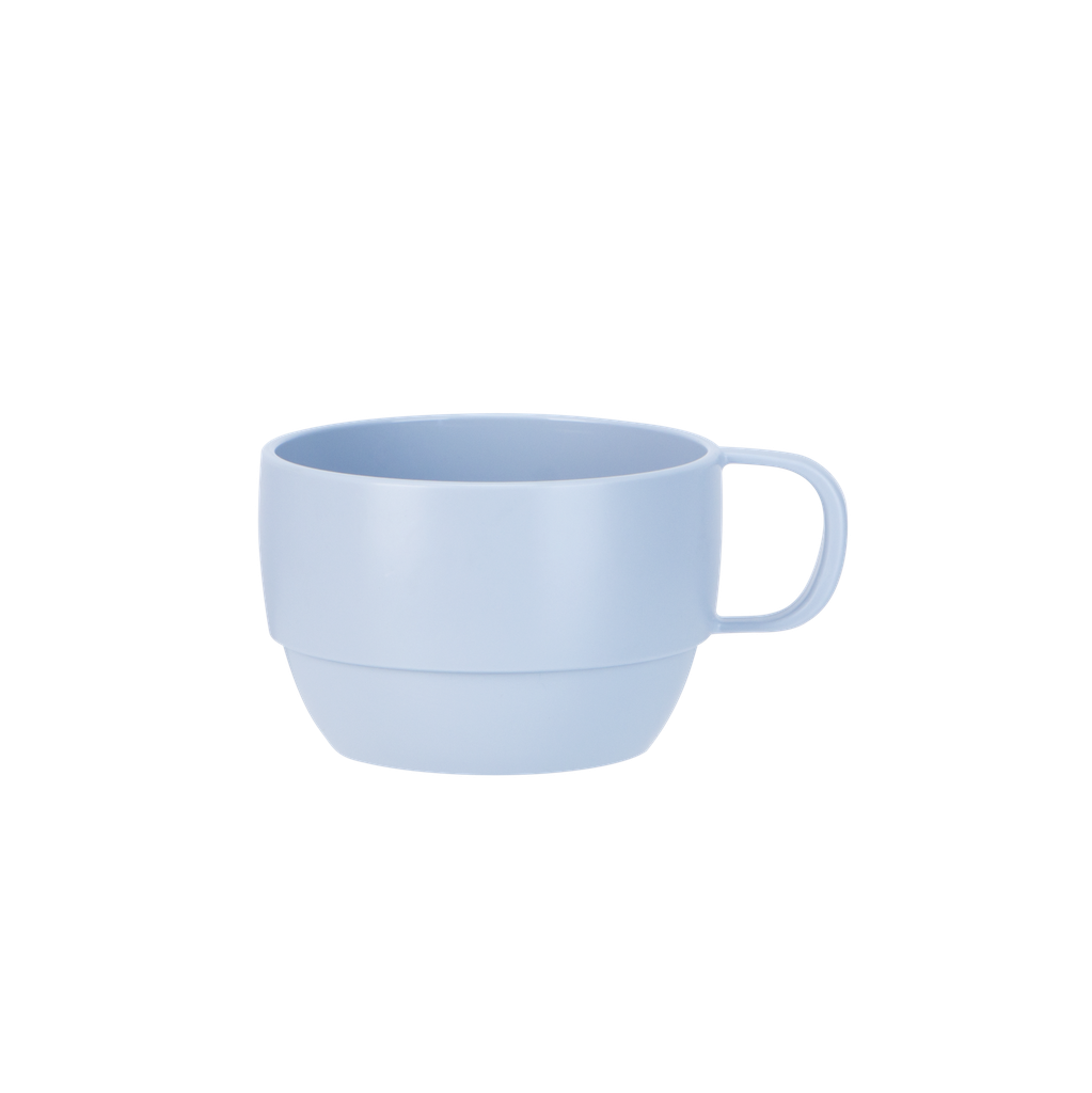 [16628] Cốc nước Inochi thấp Amori 350ml xanh nhạt