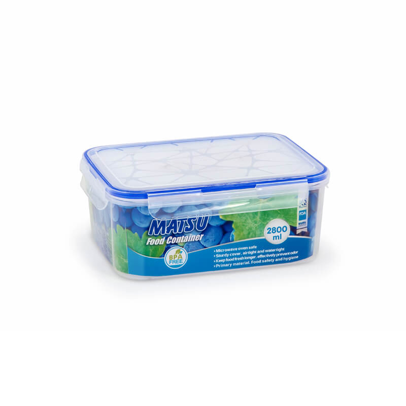 [16646] Hộp thực phẩm chữ nhật Matsu Duy Tân 439 2800ML