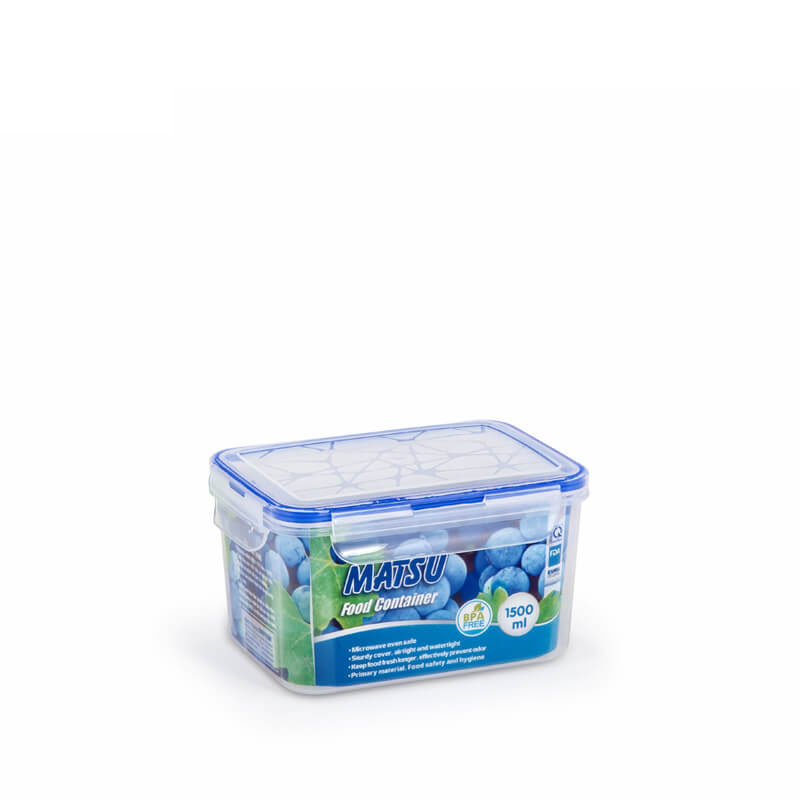 [16649] Hộp thực phẩm chữ nhật Matsu Duy Tân 434 1500ML