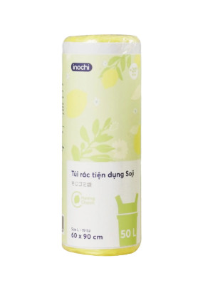 [16686] Túi rác tiện dụng Inochi Soji 50L x 19 túi L Hương Chanh