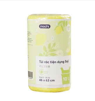Túi rác tiện dụng Inochi Soji 10L x 35 túi S Hương Chanh
