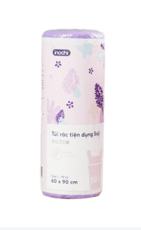 [16689] Túi rác tiện dụng Inochi Soji 50L x 19 túi L Hương Lavender