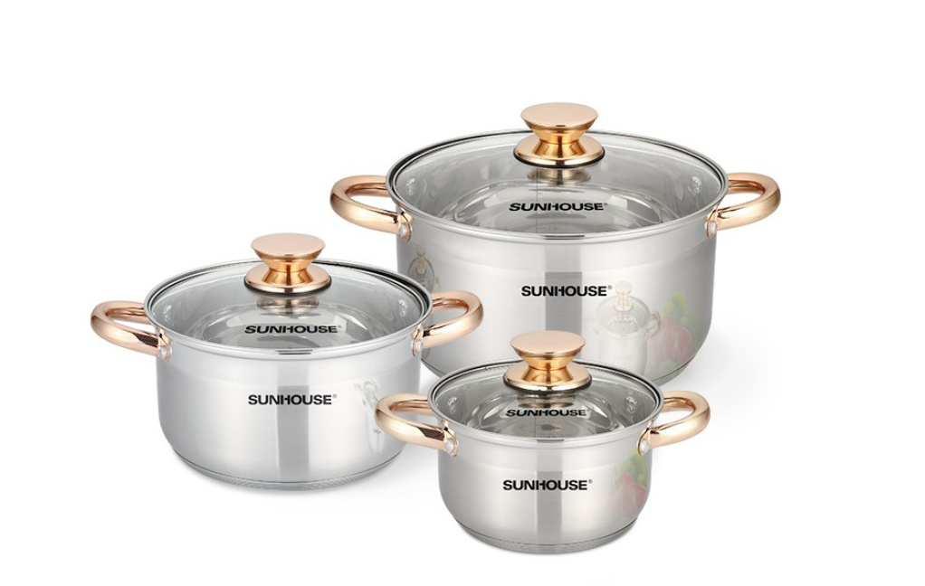 [16733] Bộ 5 nồi Sunhouse SH781