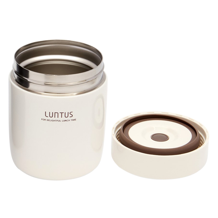 [16753] Hộp giữ nhiệt thực phẩm Inochi trắng 380ml