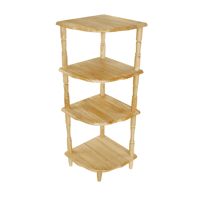 [16824] Kệ góc Gỗ Đức Thành 41021K 4 tầng màu tự nhiên