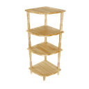 Kệ góc Gỗ Đức Thành 41021K 4 tầng màu tự nhiên