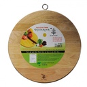 Thớt Đức Thành 01061 tròn khoen 300 gỗ tự nhiên