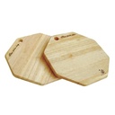 Bộ 2 thớt Gỗ Đức Thành 00331 bát giác đều