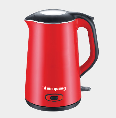 [16919] Ấm đun nước Điện Quang ĐQ EKT09 1515 R KW inox 304 2 lớp giữ ấm đỏ