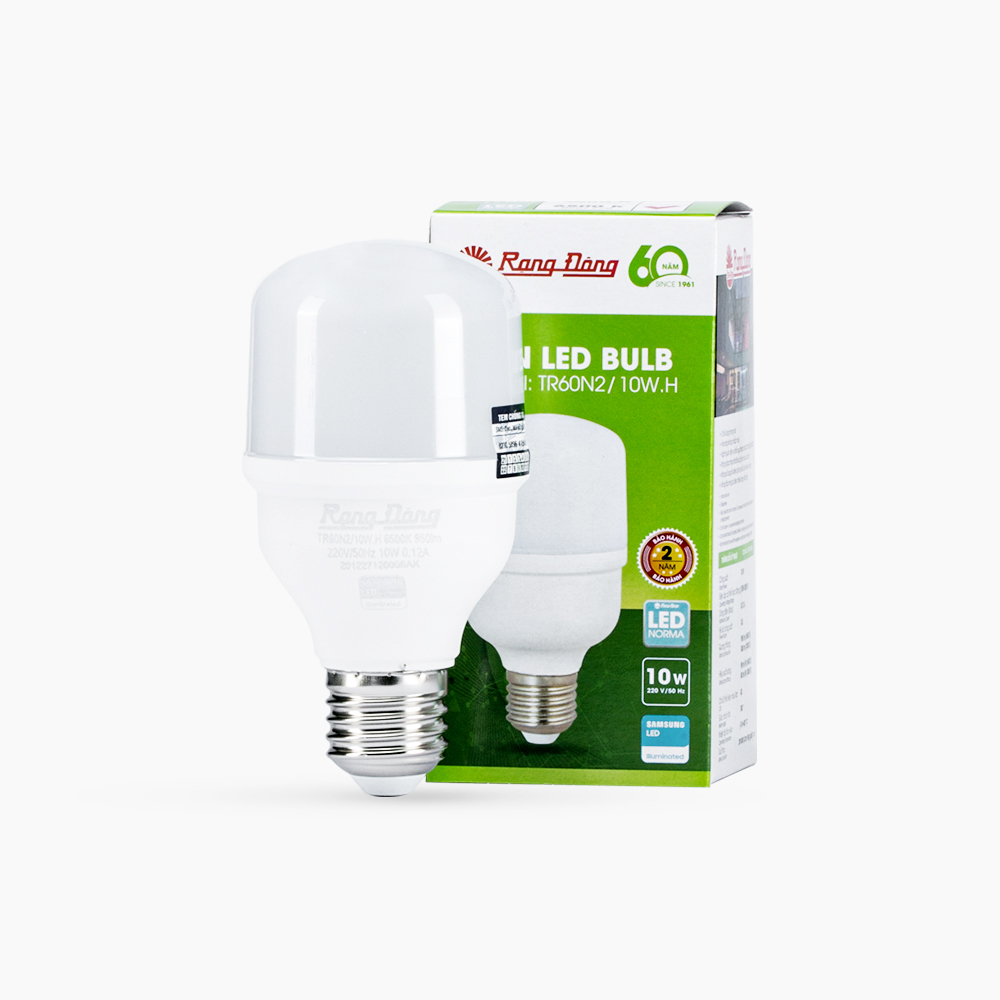 Bóng LED Rạng Đông Trụ TR60N2 10W