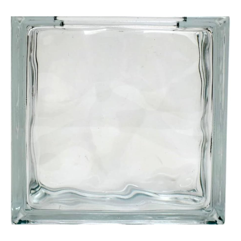 [17301] Gạch Kính Lấy Sáng 19x19 Mulia Wave 80002 (Trắng)