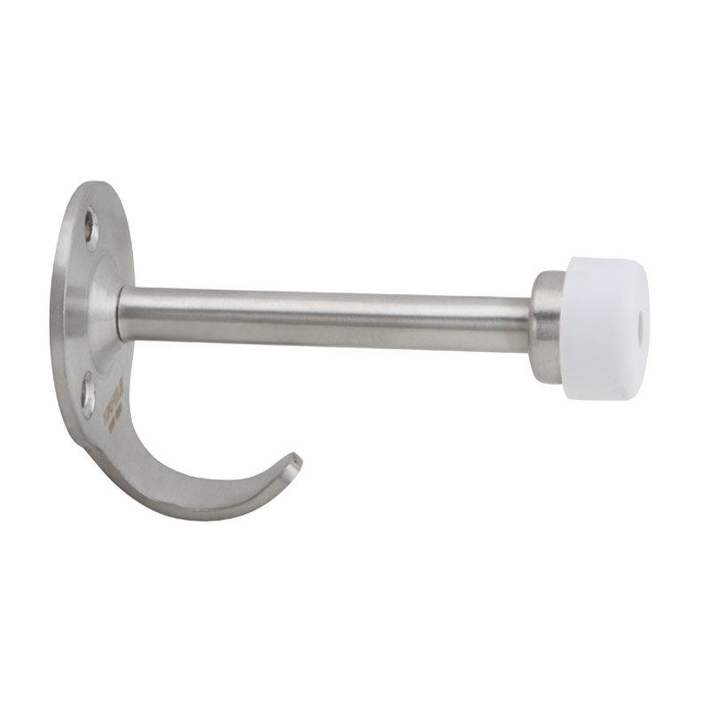 [17619] Chặn cửa gán tường Hafele có móc 489.70.226