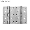 Bản lề lá Hafele 489.05.027 127x76x3mm 4BB SSS