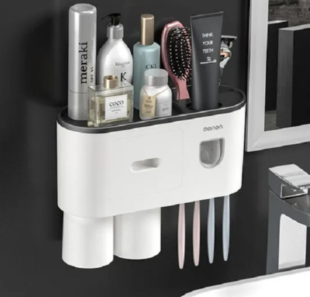 [17987] Bộ nhả kem đánh răng Oenon kèm 2 cốc