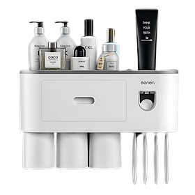 [17989] Hộp Đựng Bàn Chải Đánh Răng Oenon 3 cốc